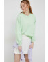 Gap bluza femei culoarea verde neted - Pled.ro