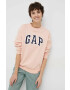 Gap bluza femei culoarea portocaliu cu imprimeu - Pled.ro