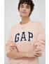 Gap bluza femei culoarea portocaliu cu imprimeu - Pled.ro