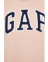 Gap bluza femei culoarea portocaliu cu imprimeu - Pled.ro