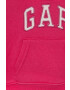 Gap bluza copii culoarea violet cu imprimeu - Pled.ro