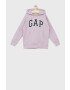 Gap bluza copii culoarea roz cu imprimeu - Pled.ro