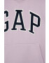 Gap bluza copii culoarea roz cu imprimeu - Pled.ro