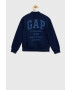 Gap bluza copii culoarea albastru marin cu imprimeu - Pled.ro