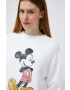 Gap bluza x Disney femei culoarea alb cu imprimeu - Pled.ro