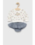 Gap compleu bebe culoarea alb - Pled.ro