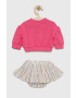 Gap compleu bebe culoarea roz - Pled.ro