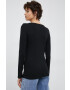 Gap longsleeve femei culoarea negru - Pled.ro