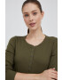 Gap longsleeve femei culoarea verde - Pled.ro