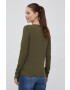 Gap longsleeve femei culoarea verde - Pled.ro