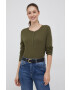 Gap longsleeve femei culoarea verde - Pled.ro