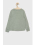 Gap longsleeve copii culoarea verde melanj - Pled.ro