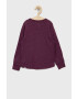 Gap longsleeve copii culoarea violet melanj - Pled.ro