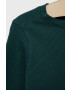 Gap longsleeve din bumbac pentru copii culoarea verde neted - Pled.ro