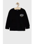 Gap longsleeve din bumbac pentru copii culoarea negru cu imprimeu - Pled.ro