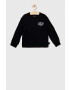 Gap longsleeve din bumbac pentru copii culoarea negru cu imprimeu - Pled.ro