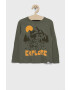 Gap Longsleeve din bumbac pentru copii - Pled.ro