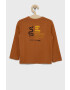 Gap Longsleeve din bumbac pentru copii - Pled.ro