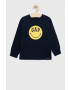 Gap longsleeve din bumbac pentru copii x smiley world - Pled.ro