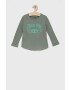 Gap Longsleeve din bumbac pentru copii - Pled.ro