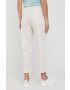 Gap pantaloni femei culoarea bej lat high waist - Pled.ro