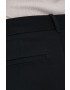 Gap pantaloni femei culoarea negru mulata medium waist - Pled.ro