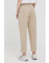 Gap pantaloni femei culoarea bej drept high waist - Pled.ro