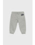 Gap Pantaloni bebe culoarea gri - Pled.ro