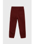 Gap Pantaloni copii culoarea bordo material neted - Pled.ro