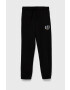 Gap pantaloni copii culoarea negru cu imprimeu - Pled.ro