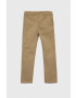 Gap pantaloni copii culoarea maro neted - Pled.ro