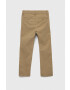 Gap pantaloni copii culoarea maro neted - Pled.ro