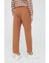 Gap pantaloni de catifea cord femei culoarea maro drept high waist - Pled.ro