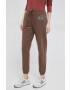 Gap pantaloni de trening culoarea maro neted - Pled.ro