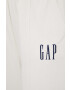 Gap pantaloni de trening culoarea bej lat high waist - Pled.ro