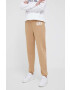 Gap pantaloni de trening culoarea maro neted - Pled.ro