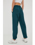 Gap pantaloni de trening femei culoarea verde neted - Pled.ro