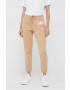 Gap pantaloni de trening femei culoarea maro neted - Pled.ro