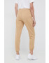 Gap pantaloni de trening femei culoarea maro neted - Pled.ro