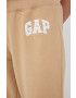 Gap pantaloni de trening femei culoarea maro neted - Pled.ro