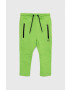 Gap pantaloni de trening pentru copii culoarea verde neted - Pled.ro