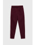 Gap pantaloni de trening pentru copii culoarea bordo melanj - Pled.ro