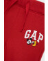 Gap pantaloni de trening pentru copii X Disney culoarea rosu neted - Pled.ro