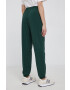 Gap Pantaloni reversibili femei culoarea verde jogger medium waist - Pled.ro