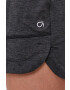 Gap Pantaloni scurți femei culoarea gri material neted high waist - Pled.ro