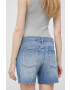 Gap pantaloni scurti jeans femei neted medium waist - Pled.ro