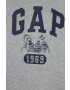 Gap pijama copii culoarea gri cu imprimeu - Pled.ro