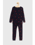 Gap pijamale de bumbac pentru copii culoarea albastru marin modelator - Pled.ro