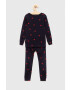 Gap pijamale de bumbac pentru copii culoarea albastru marin modelator - Pled.ro