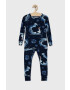 Gap Pijamale de bumbac pentru copii culoarea albastru marin modelator - Pled.ro